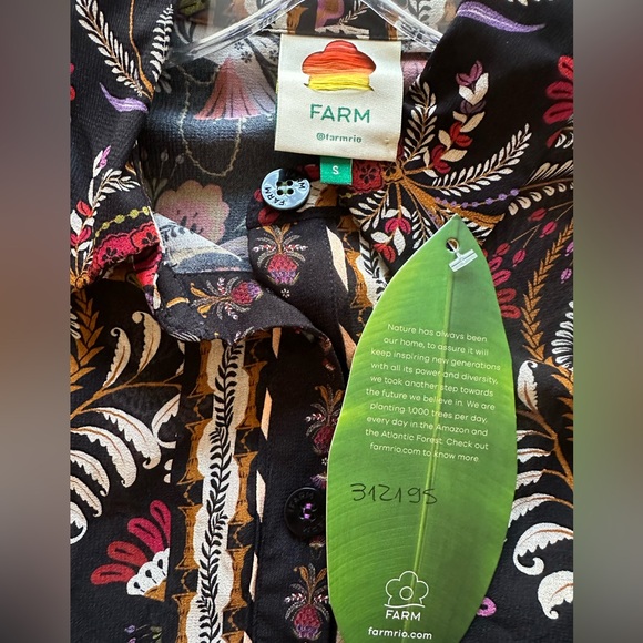 FARM Rio Multicolor Mini Dress- S - Picture 7 of 9